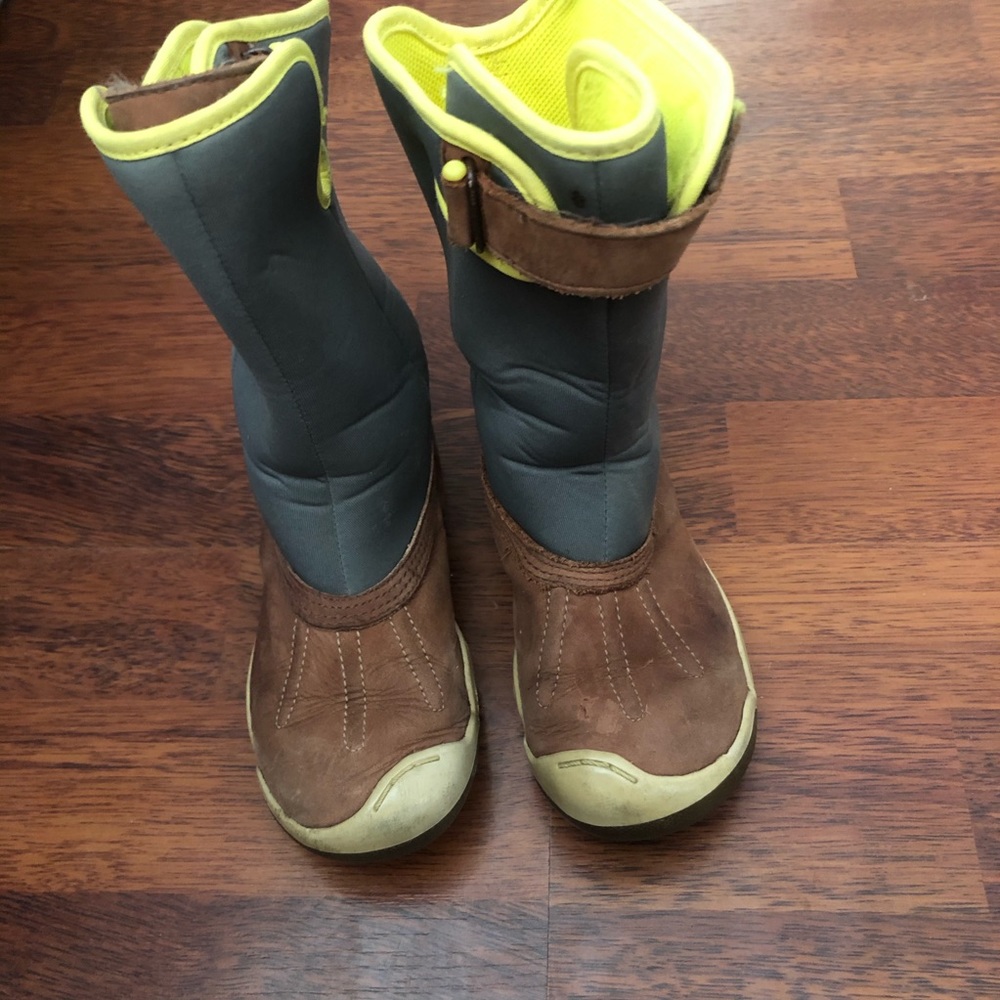 Plae Kids Leather/neoprene Boots Waterproof